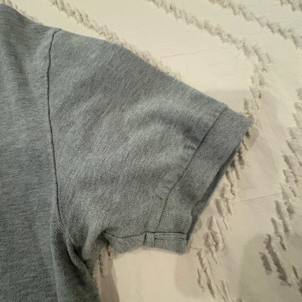 Ralph Lauren Men's Light Gray Polo with Navy Pony